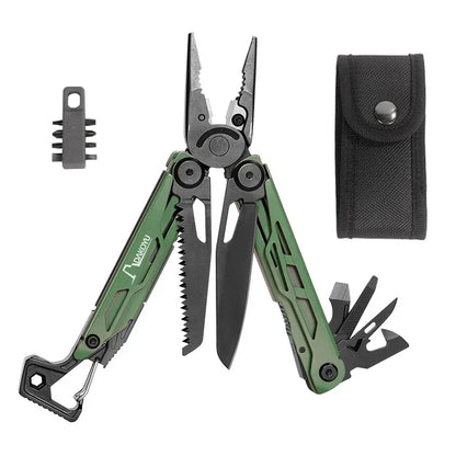 DAKOYU DKShadow Multitool Camping Pliers with Emergency Whistle -8 Color Compact Outdoor Tool, Suitable for Hiking and Camping
