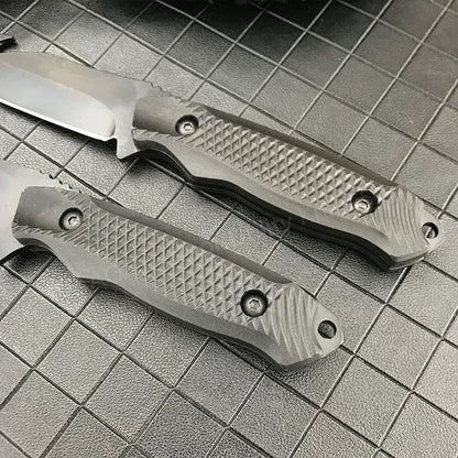 Survival Fixed Blade Knife High Hardness 5Cr13Mov Blade ABS Handle Military Tactical Outdoor Knife EDC with Sheath Hunting Tool
