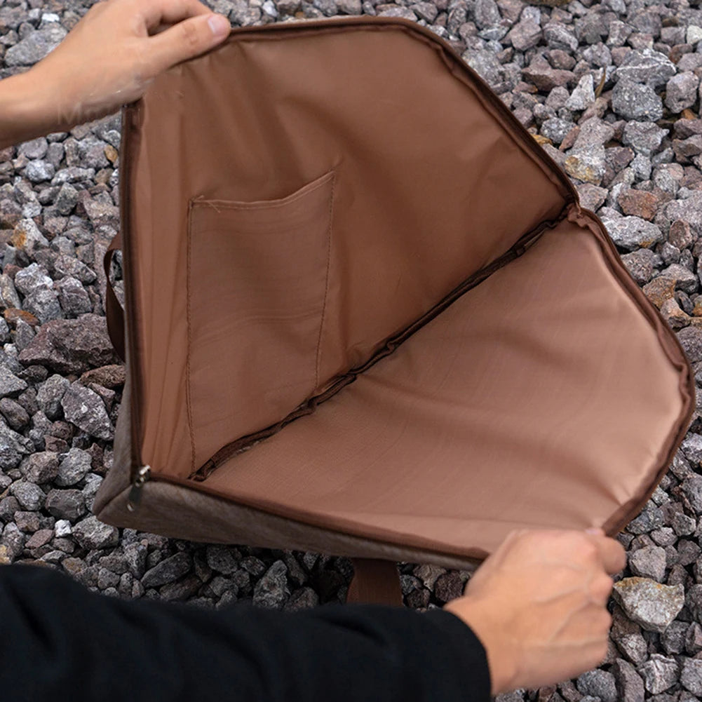 Camping Cast Iron Pot Bag Carrier Portable Barbecue Tray Frying Pan Organizer Large-capacity Protection Picnic Camping Supplies