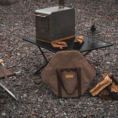 Camping Cast Iron Pot Bag Carrier Portable Barbecue Tray Frying Pan Organizer Large-capacity Protection Picnic Camping Supplies