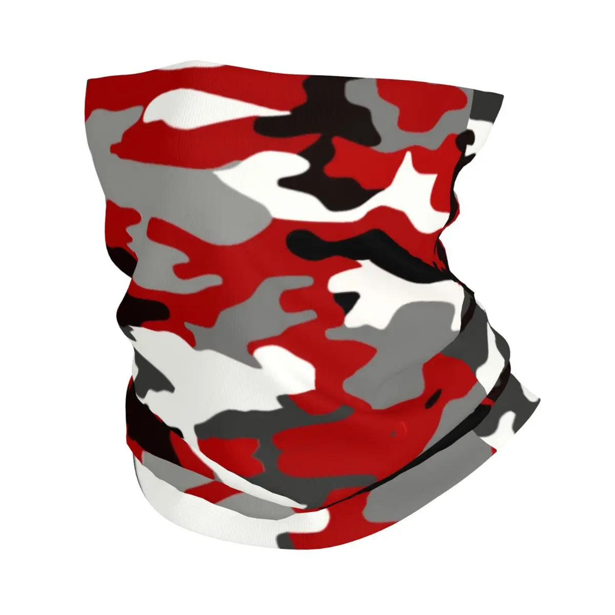 Custom Flecktarn Camo Bandana Neck Gaiter Windproof Face Scarf Cover Men Women Woodland Camouflage Headwear Tube Balaclava