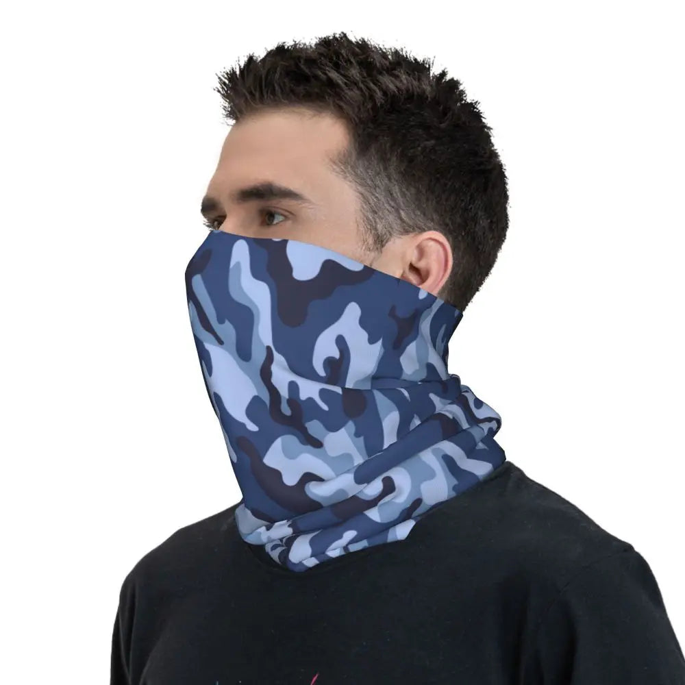 Custom Flecktarn Camo Bandana Neck Gaiter Windproof Face Scarf Cover Men Women Woodland Camouflage Headwear Tube Balaclava