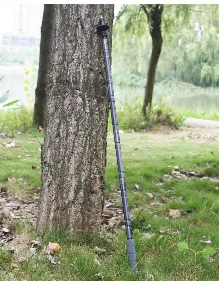 CEOI GWOK Durable Trekking Poles Lightweight Foldable Aluminum Alloy Hiking Sticks Outdoor Adventures Five-Seven Joints Poles