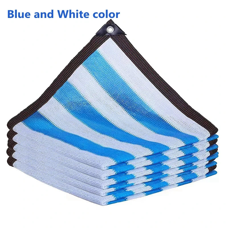 12 Pin Anti-UV HDPE Shading Net Garden Balcony Succulent Plant Sunshade Net Outdoor Swimming Pool Sun Shade Net Car Cover