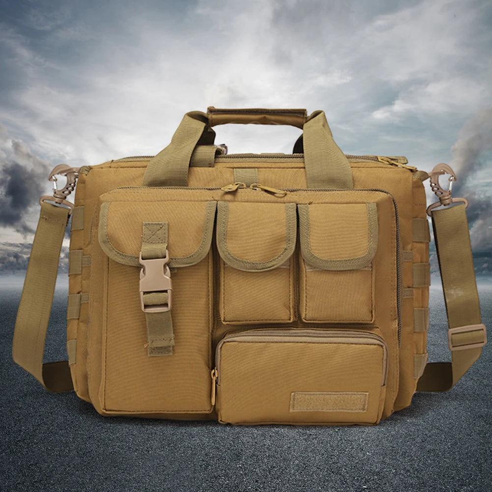 Tactical Messenger Bag Mult-Pockets Military Sling Shoulder Bag Multi-functional MOLLE for Hunting Climbing Cycling