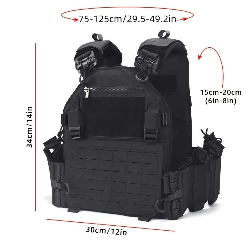 Quick Release Tactical Vest Hunting Men Plate Carrier Chest Rig Combat Armor Vests Outdoor CS Training Airsoft Vest