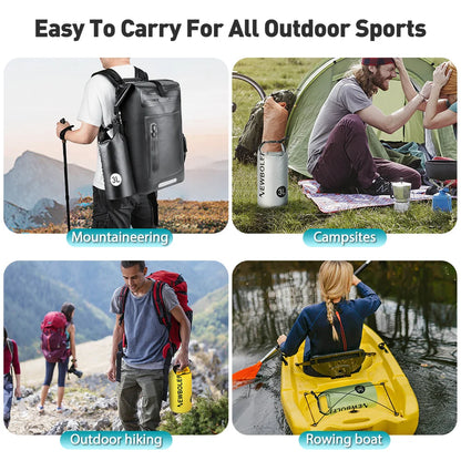 NEWBOLER 3L Waterproof Dry Bag Sack for Camping Drift Trekking Swimming Bag Rafting Kayak Trekking Fishing Outdoor Waterbag
