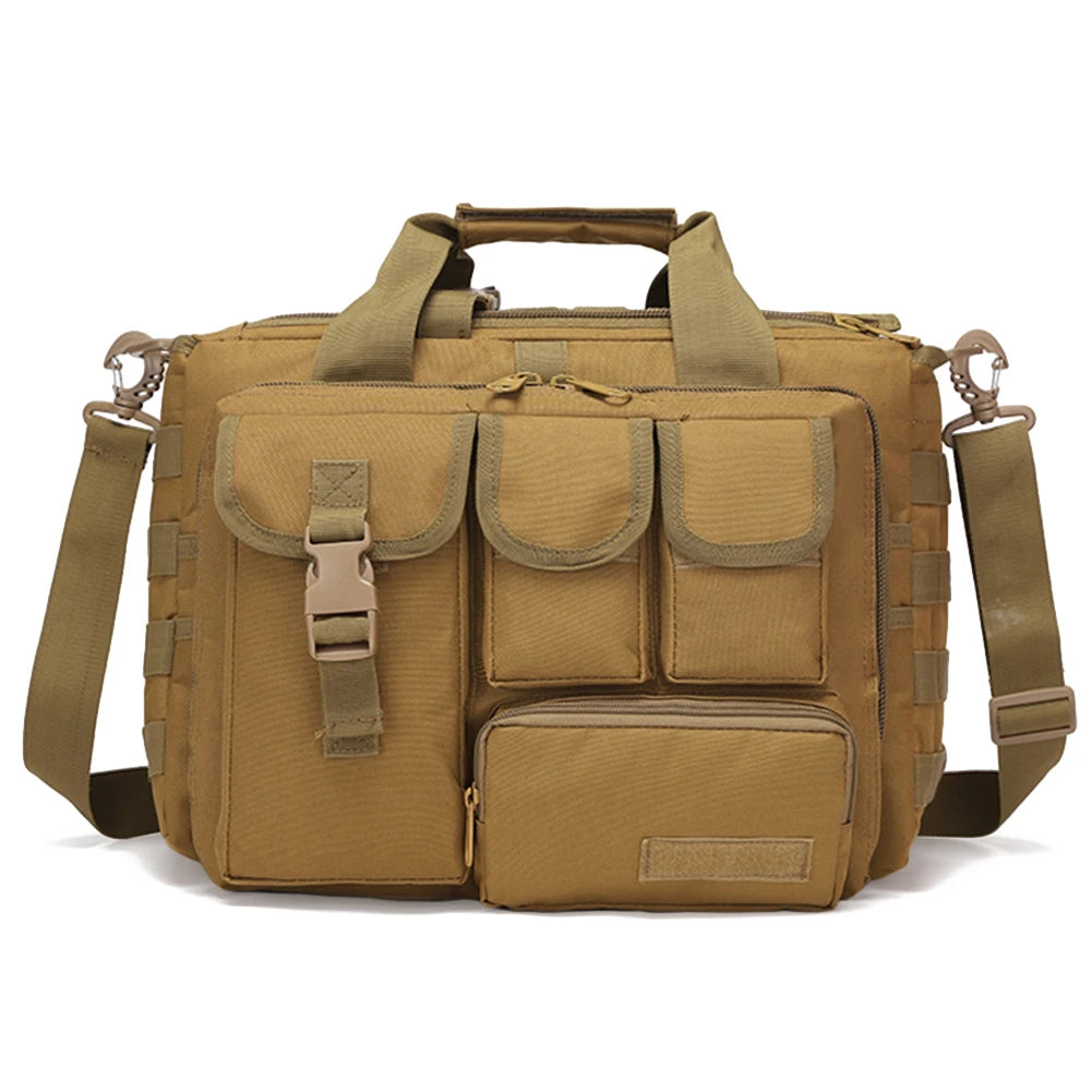 Tactical Messenger Bag Mult-Pockets Military Sling Shoulder Bag Multi-functional MOLLE for Hunting Climbing Cycling