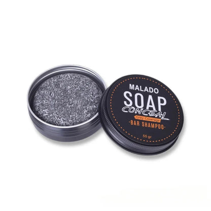 50g Black Hair Soap Hair Darkening Soap Shampoo Bar Fast Effective Repair Gray White Color Dye Hair Body Natural Org