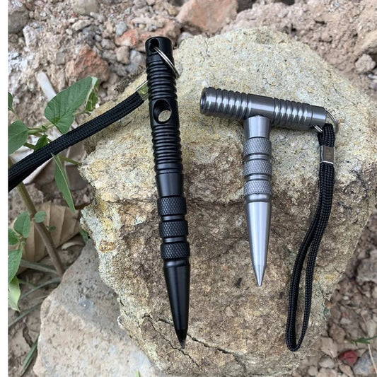 Detachable keystick pen shaped stick Cuban vine, pointed cool stick, outdoor multifunctional T-shaped tactical pen