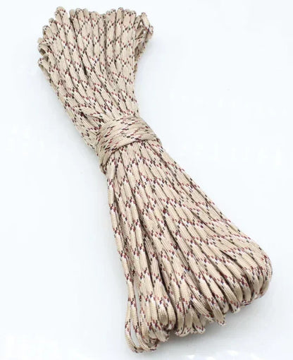 10/20m 7-core Military Nylon Braided Parachute Rope 550LB Suitable for DIY Outdoor Survival Adventure Camping Climbing Fishing