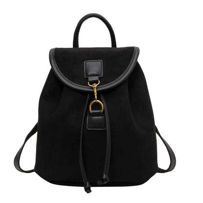 Fashion Women's Stylish Double Shoulder Backpack Large Capacity College Book Bag with Elegant Design Trendy Handbag for Students