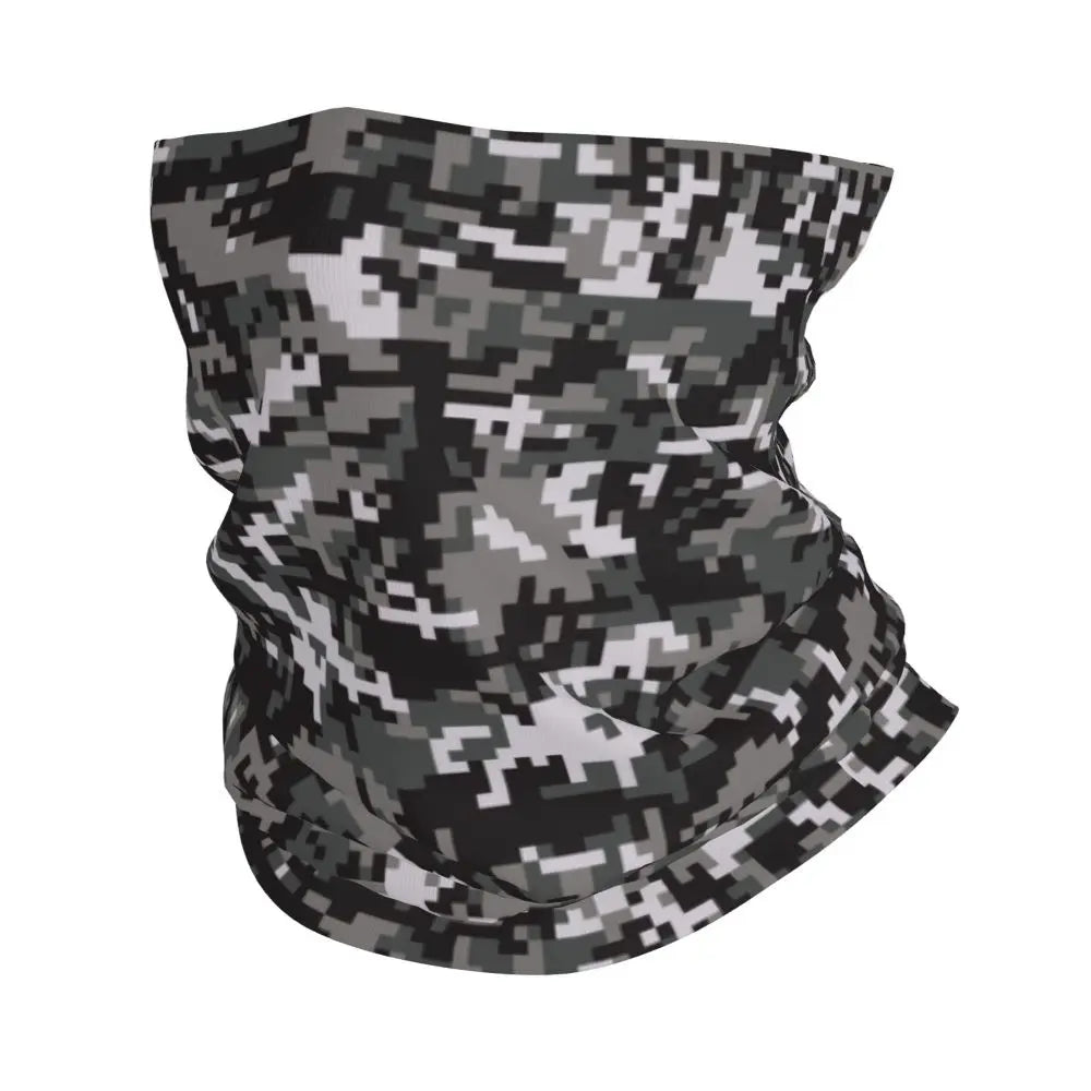 Custom Flecktarn Camo Bandana Neck Gaiter Windproof Face Scarf Cover Men Women Woodland Camouflage Headwear Tube Balaclava