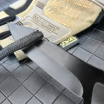 Survival Fixed Blade Knife High Hardness 5Cr13Mov Blade ABS Handle Military Tactical Outdoor Knife EDC with Sheath Hunting Tool