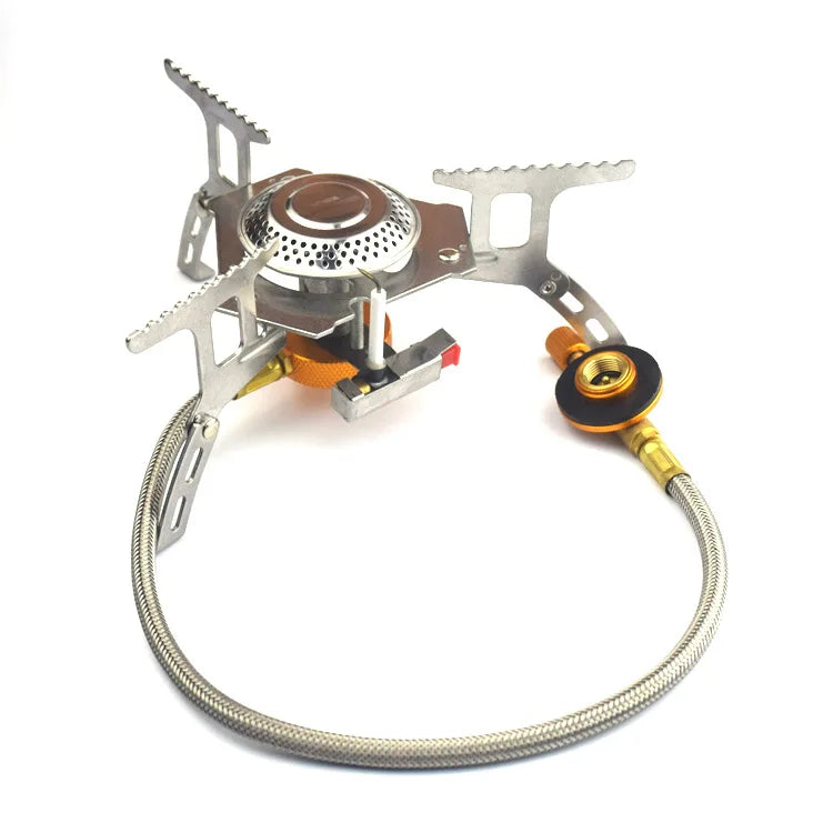 Camping Tourist Burner Big Power Gas Stove Cookware Portable Furnace Picnic Barbecue Tourism Supplies Outdoor recreation