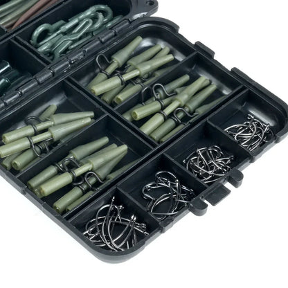 Articulos De Pesca Carp Fishing Tackle Kit Anti Tangle Sleeves Hook Stop Beads Swivels All for Fishing Goods Accessories