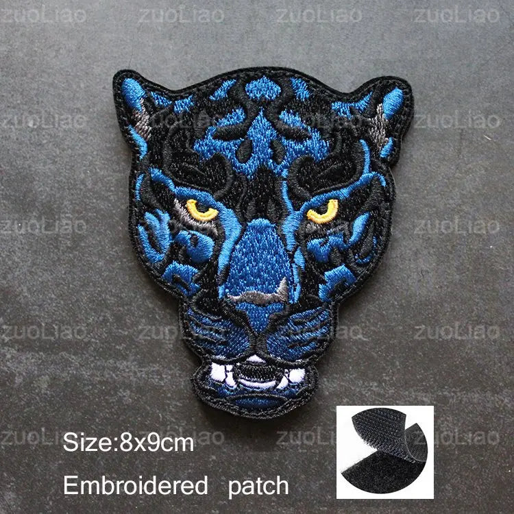 3D Embroidery Creative  Gold Coins and Stereo Eagles Armband  No Signal Woven With Hook Loop For Backpack Clothing Custom Patch