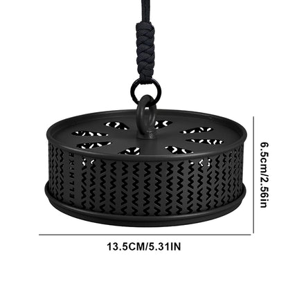 WELLHIKE Hollow Mosquitoes Coil Tray with Cover Repellent Incense Box Coil Burner Ultralight Gadgets for Outdoor Camping Hiking