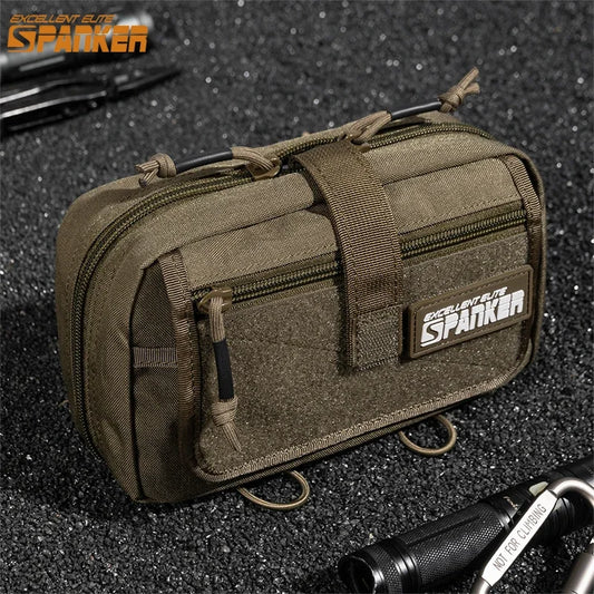 EDC Tactical Bag Waist Pack Hunting Vest Emergency Tools Pack Outdoor Tool Accessories Kit Camping Survival Pouch