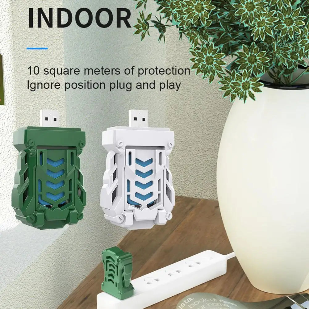 Portable USB Rechargeable Mosquito Repeller For Home,Wireless Adjustable Modes Indoor/Outdoor Cordless Bug Zapper V9H6