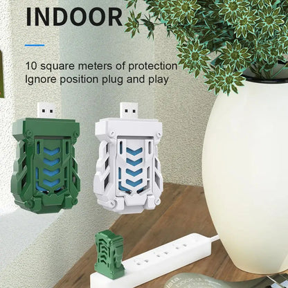 Portable USB Rechargeable Mosquito Repeller For Home,Wireless Adjustable Modes Indoor/Outdoor Cordless Bug Zapper V9H6