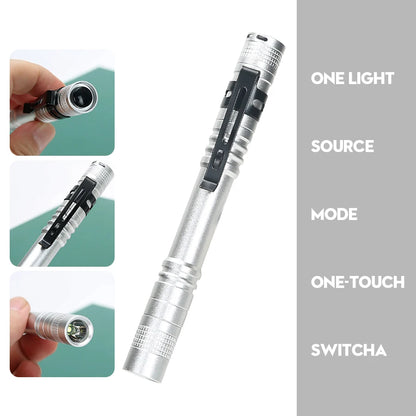 Mini Portable LED Pen Light Pocket Ultra Bright High Lumens Handheld Flashlight Linterna Torch For Camping Outdoor Emergency