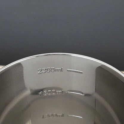 520/1000/1600/2500ml Stainless Steel Storage Tank Leak-Proof Sealed Food Storage Containers with Scale Airtight