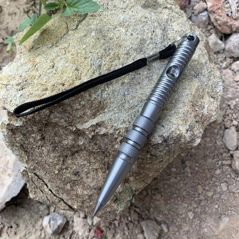 Detachable keystick pen shaped stick Cuban vine, pointed cool stick, outdoor multifunctional T-shaped tactical pen