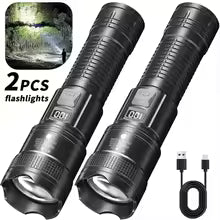 High Strong Power Led Flashlights 300000LM Tactical