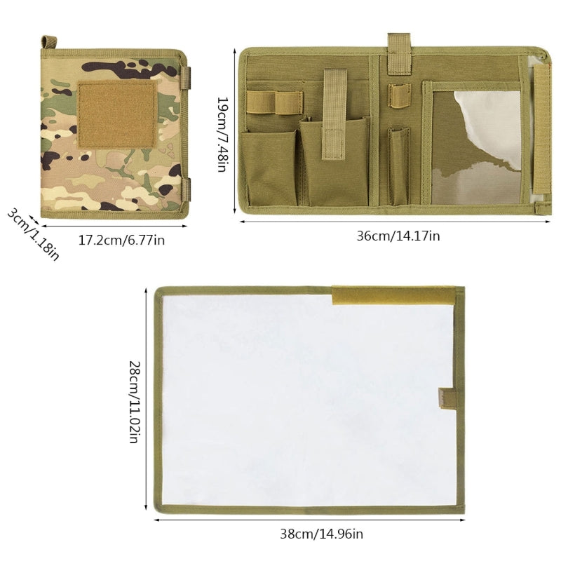 Weatherproof Map Case Portable Tactically Map Storage Bag Hiking Map  Holder for Outdoor Hiking Camping Huntin Dropshipping