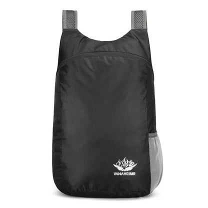 New Foldable Fitness Bag Lightweight Outdoor Cover Waterproof Wide Shoulder Strap Nylon Fabric Multi Color Backpack