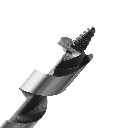 HEDA 5Pcs 5/6/8/10/12mm Woodworking Ship Auger Drill Bit Set 1/4'' Hex Quick Change Shank HCS For Soft Hard Wood Hole Saw