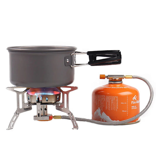 Camping Tourist Burner Big Power Gas Stove Cookware Portable Furnace Picnic Barbecue Tourism Supplies Outdoor recreation