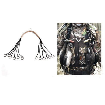 Duck Call Lanyard Paracord Duck Tote Strap Holder Duck Carrier with Loops for Game Calls Hunting Goose Calls Deer Duck Call Bird