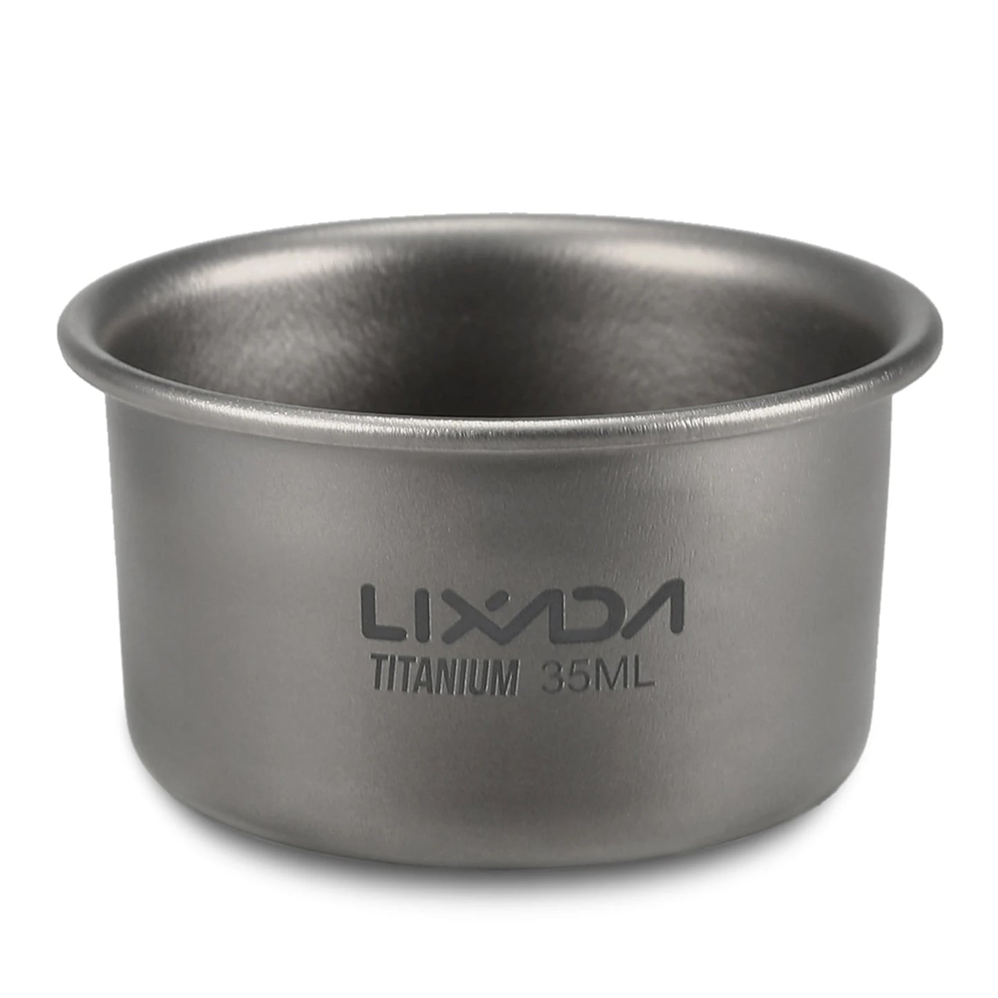 1/3pcs Lixada 35ml Mini Titanium Tea Cup Home Office Outdoor Camping Hiking Coffee Tea Cup Mug 8g