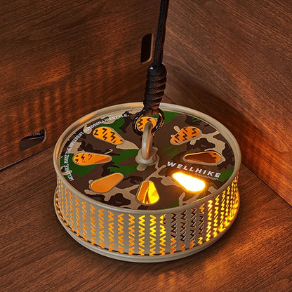 WELLHIKE Hollow Mosquitoes Coil Tray with Cover Repellent Incense Box Coil Burner Ultralight Gadgets for Outdoor Camping Hiking