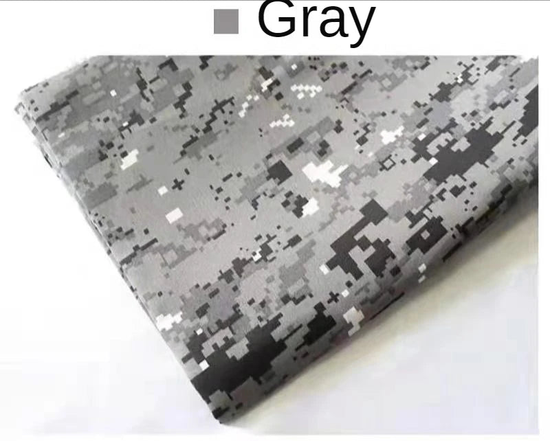 Camouflage Fabric By The Meter for Clothing Coats Pants Sewing Printed Outdoor Cloth Medium-thick Summer Diy Textile Blue-green