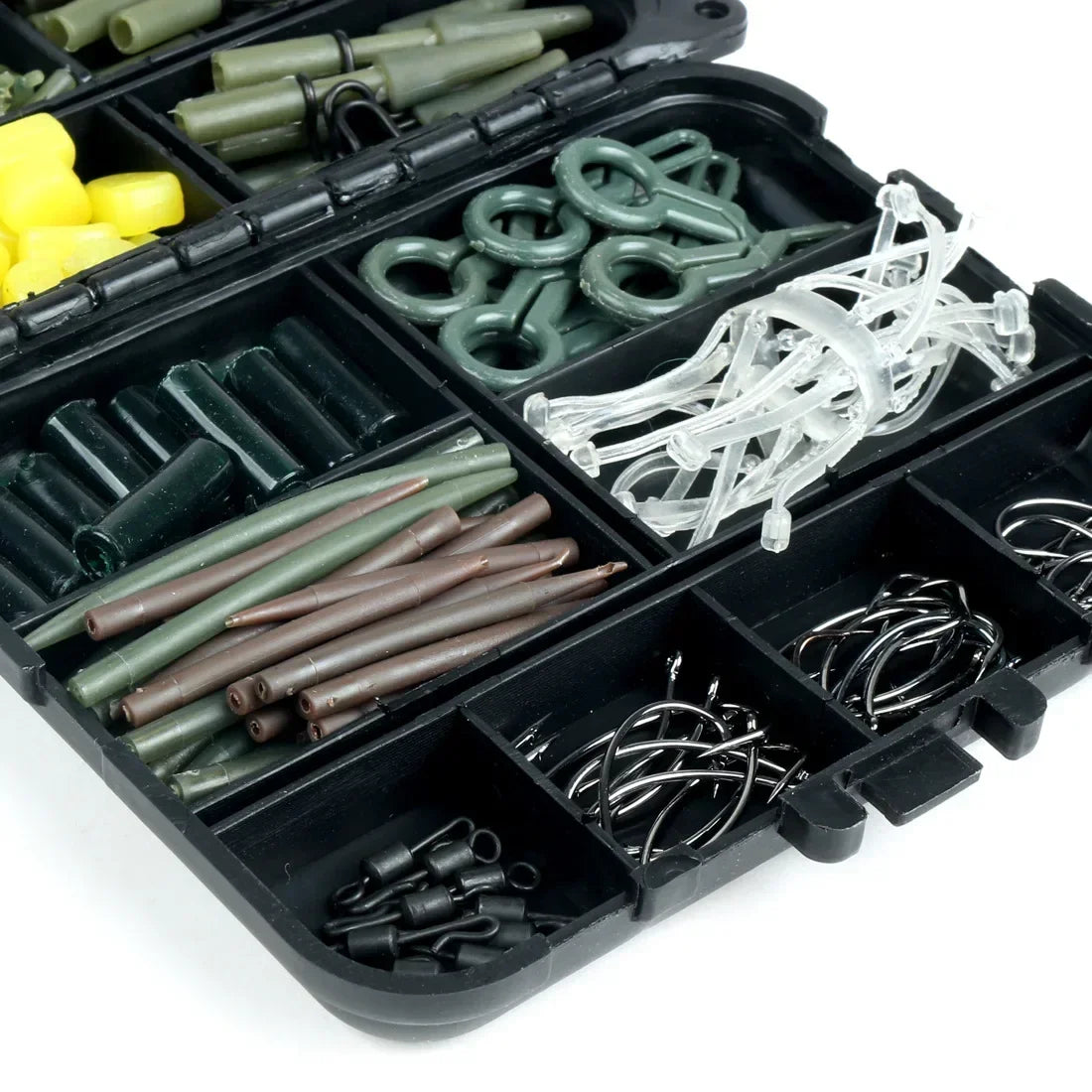 Articulos De Pesca Carp Fishing Tackle Kit Anti Tangle Sleeves Hook Stop Beads Swivels All for Fishing Goods Accessories
