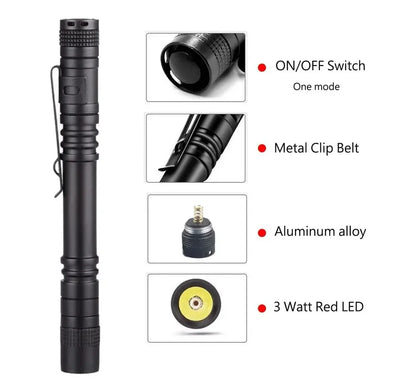Red Light Penlight One Mode Red Light Flash light