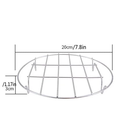 Non-Stick Air Fryer Accessories Universal Baking Pan Cake Barrel Pizza Tray Grill Rack for Cooking Roasting Frying Kitchen Tools