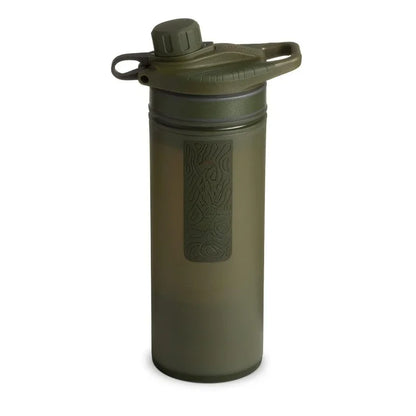 tt For GRAYL GeoPress 24 oz Water Purifier Bottle - Filter for Hiking, Camping, Survival, Travel (Olive Drab)