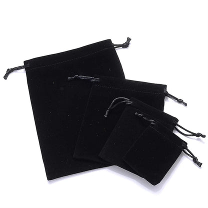 10Pcs/Lot Drawstring Velvet Sachet 5x7/7x9/10x12/13x18cm Pouches Small Size Jewelry Gift Display Packing Bags Can Customized