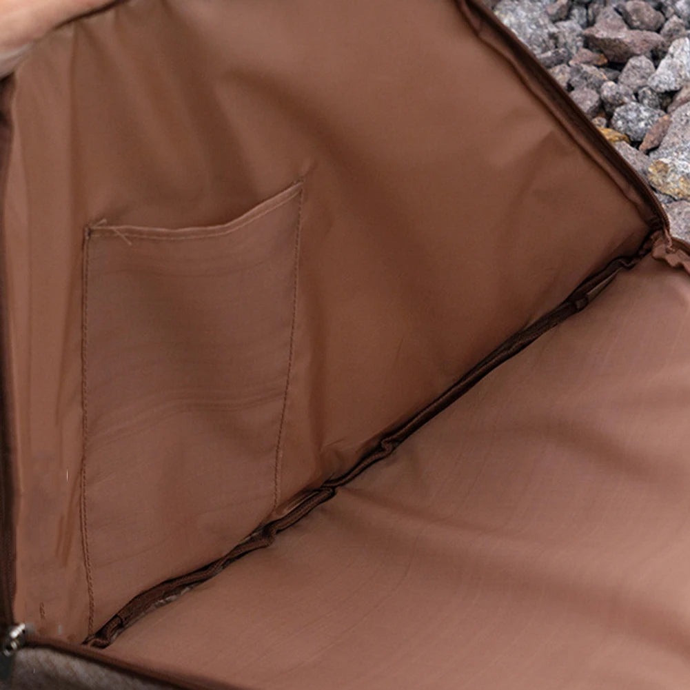Camping Cast Iron Pot Bag Carrier Portable Barbecue Tray Frying Pan Organizer Large-capacity Protection Picnic Camping Supplies