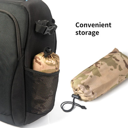 Multifunctional Raincoat Waterproof Poncho Camouflage Cover For Camping Hunting Clothes Shelter Tent Emergency Raincoat