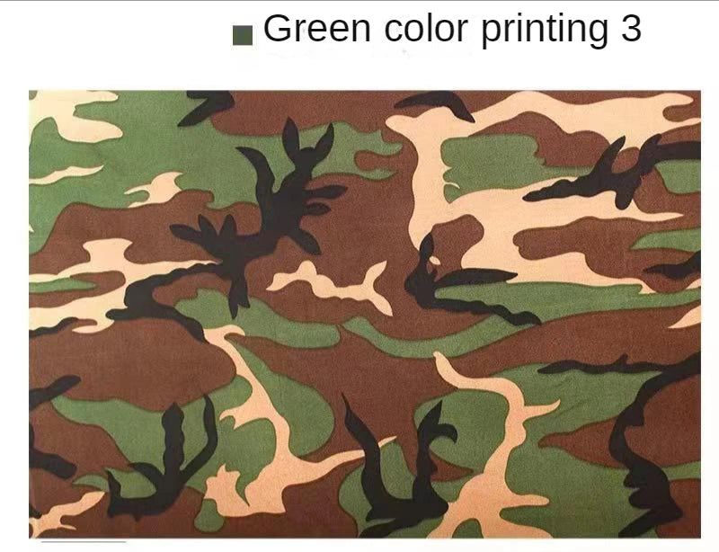 Camouflage Fabric By The Meter for Clothing Coats Pants Sewing Printed Outdoor Cloth Medium-thick Summer Diy Textile Blue-green