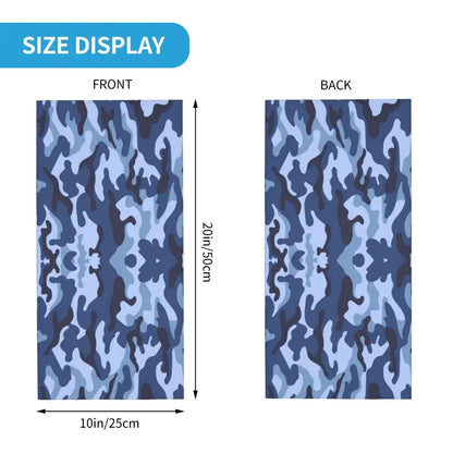 Custom Flecktarn Camo Bandana Neck Gaiter Windproof Face Scarf Cover Men Women Woodland Camouflage Headwear Tube Balaclava