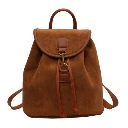 Fashion Women's Stylish Double Shoulder Backpack Large Capacity College Book Bag with Elegant Design Trendy Handbag for Students
