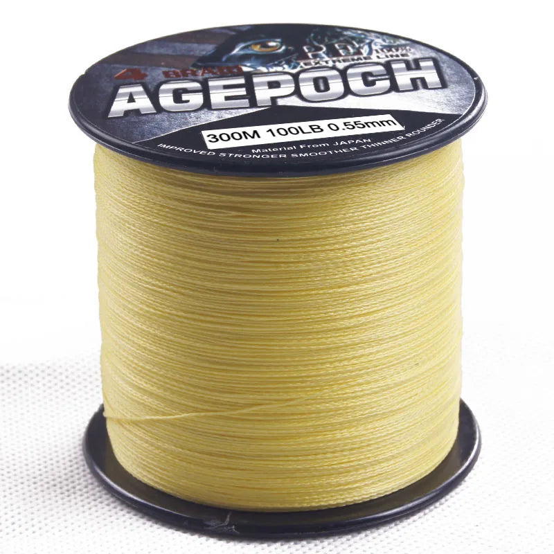 DORISEA agepoch 4 Strands 300M Braided Fishing Line Multifilament PE Fishing Wire