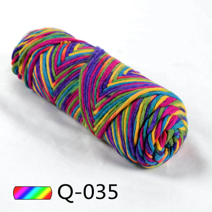 100g/pcs Chunky Yarn Wool Blends for Hand Knitting Handmade DIY Woven Scarf Thread Valentine's Cotton Gift Scarf Sweater Hats