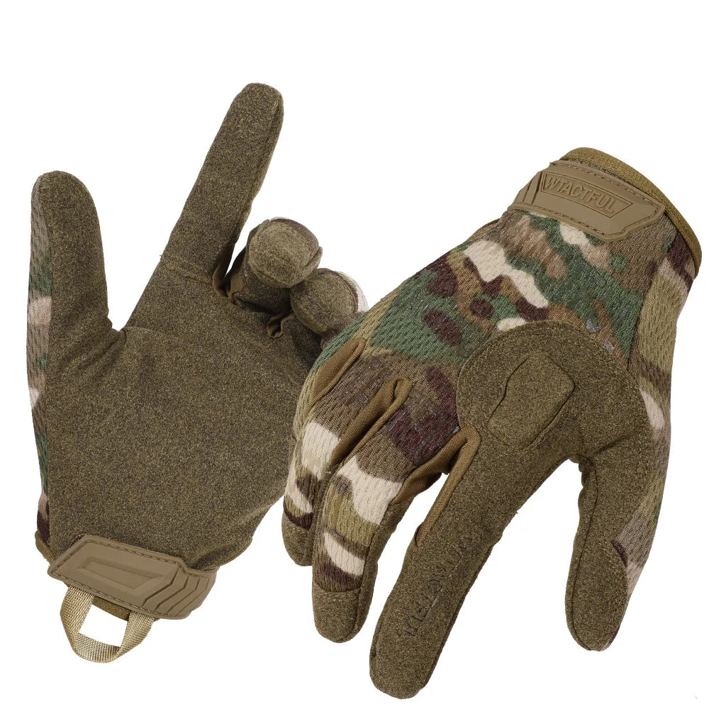 Tactical Full Finger Gloves Touch Screen Breathable Paintball Airsoft Shooting Hiking Combat Sport Hunting Bicycle Work Gear Men